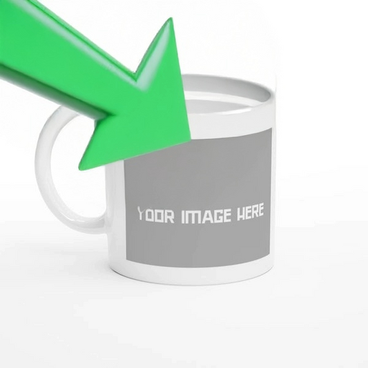 Personalised White 11oz Ceramic Mug - Single Image